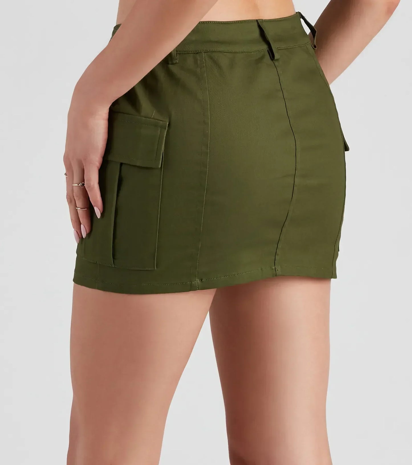 EDEN | Cargo mini-rok met stoere twist