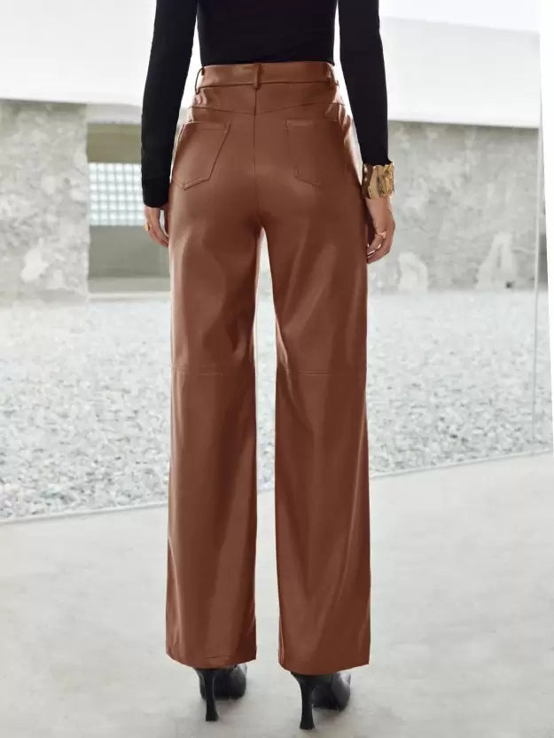 ANNELIES | Luxe Leren Broek