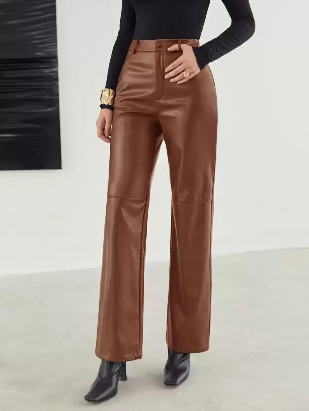 ANNELIES | Luxe Leren Broek