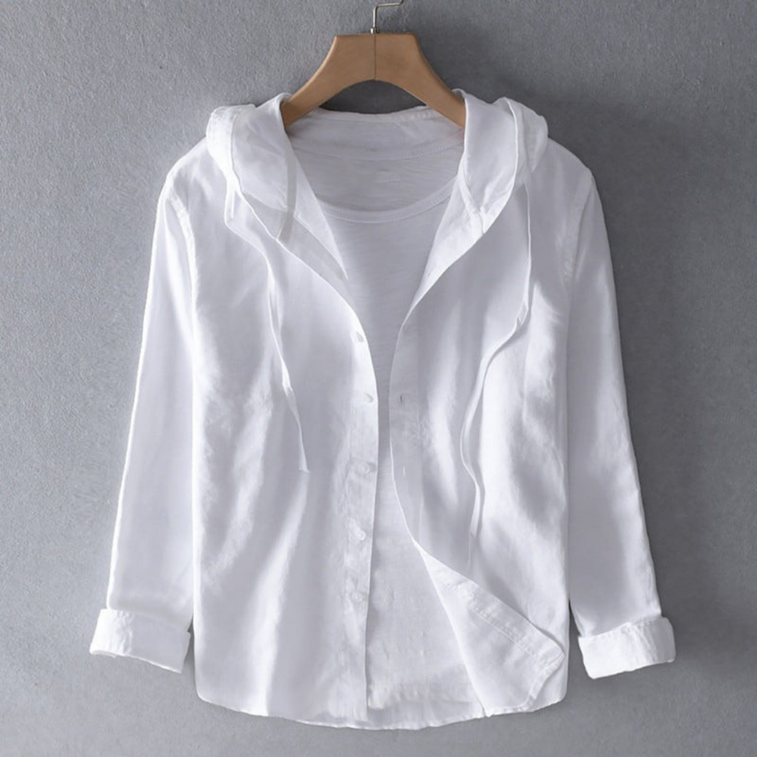 MYLENE | Lichte blouse met capuchon en sportieve twist