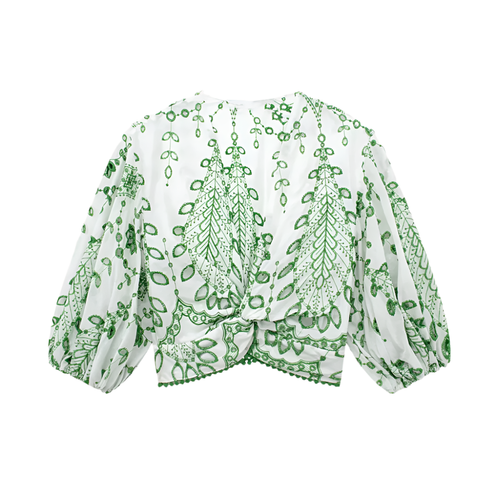 IVY | Luchtige co-ord set met geborduurde details