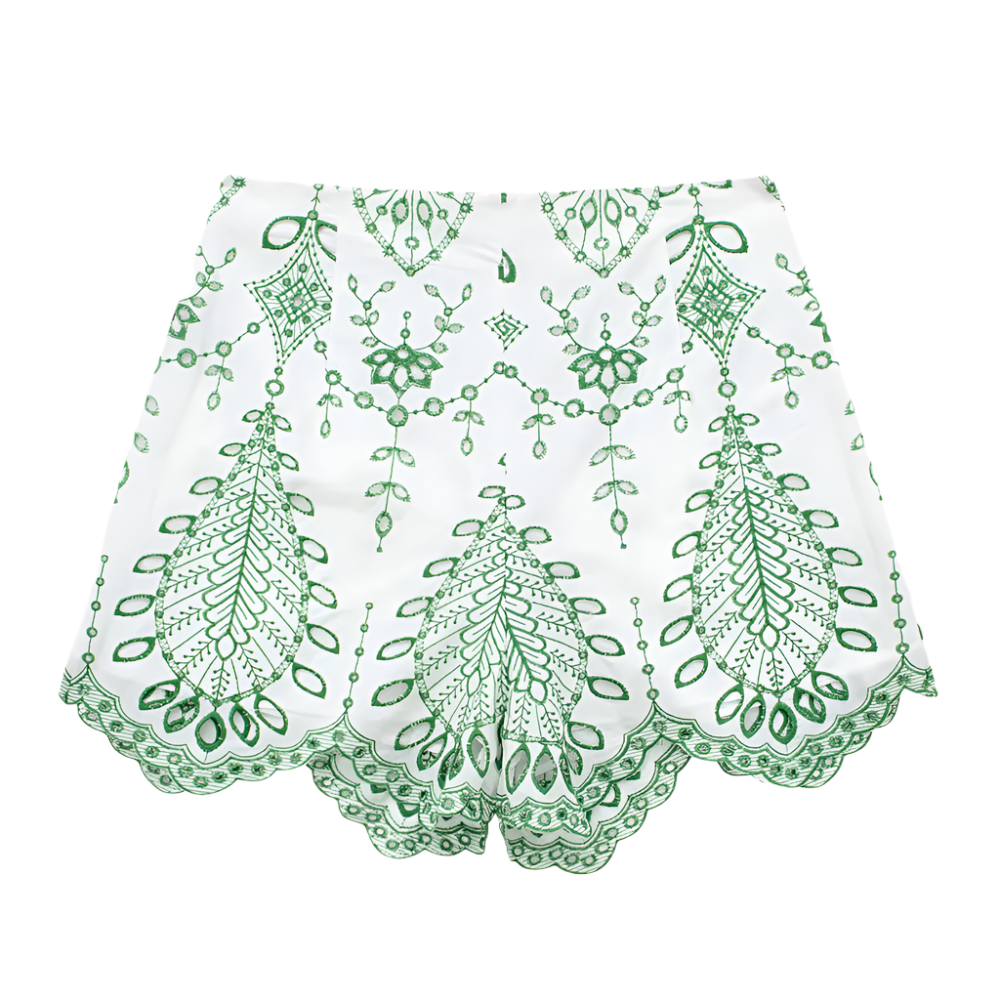 IVY | Luchtige co-ord set met geborduurde details