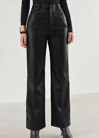 ANNELIES | Luxe Leren Broek