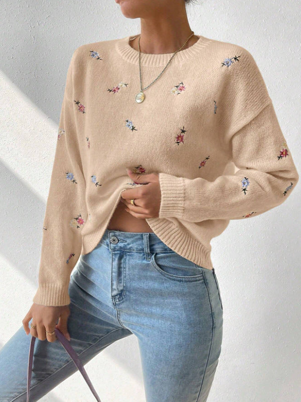 LINDA | Casual bloementrui met ronde hals