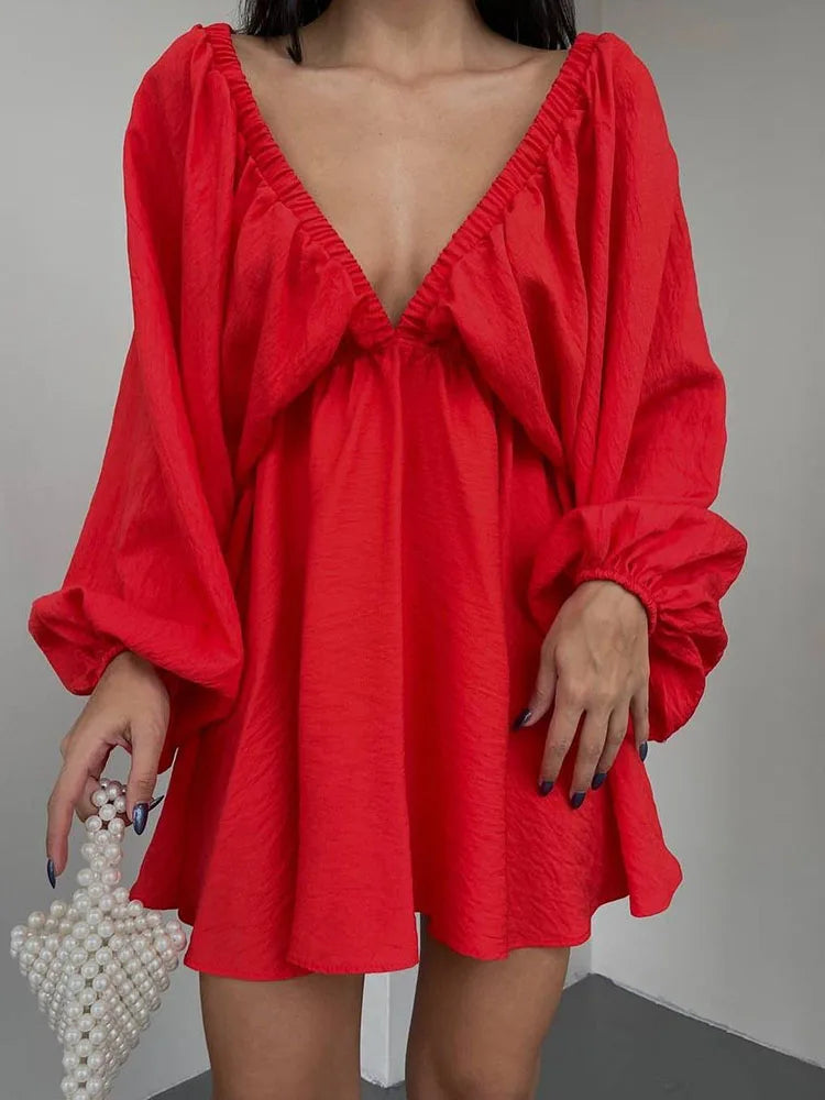 AILEEN | Bohemian zomerjurk met lange mouwen