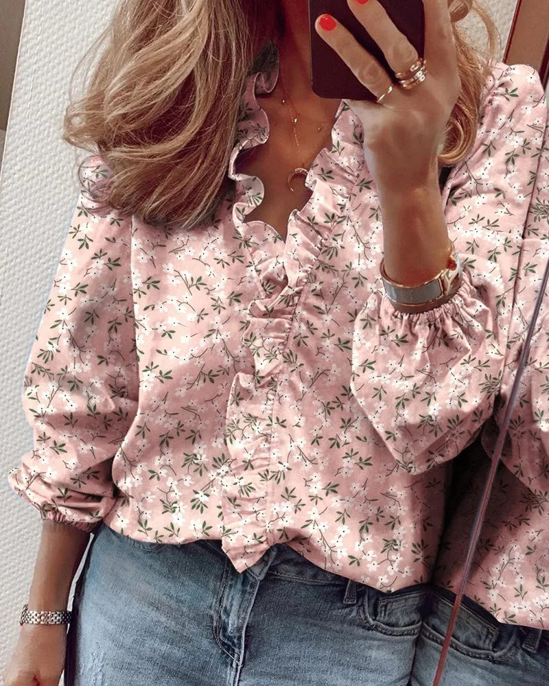 BEATRICE | Elegante Ruffle Blouse