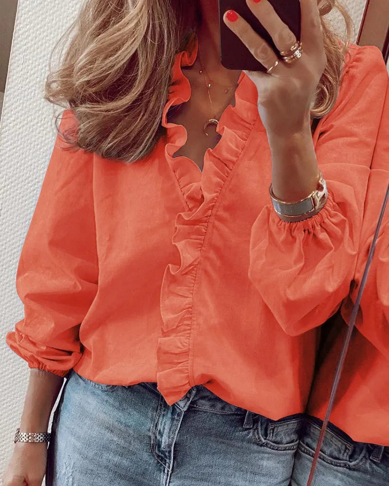 BEATRICE | Elegante Ruffle Blouse