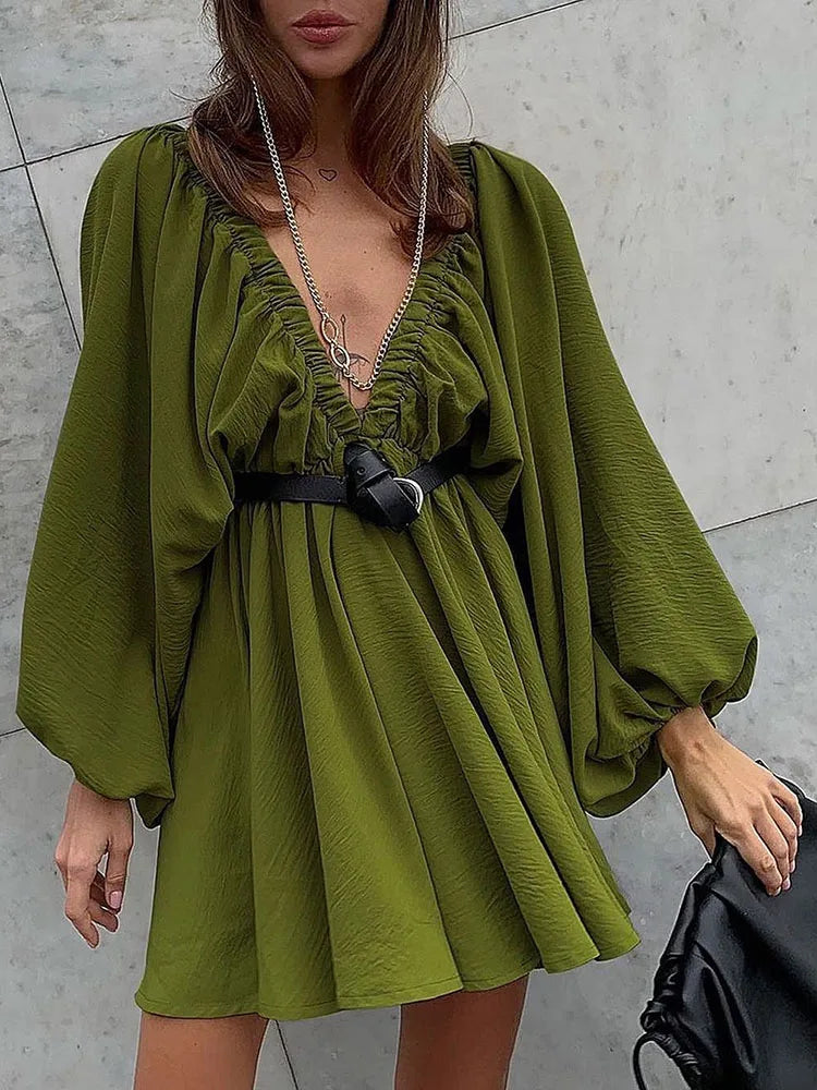 AILEEN | Bohemian zomerjurk met lange mouwen