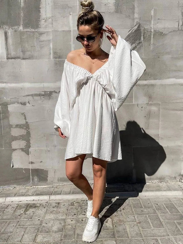 AILEEN | Bohemian zomerjurk met lange mouwen