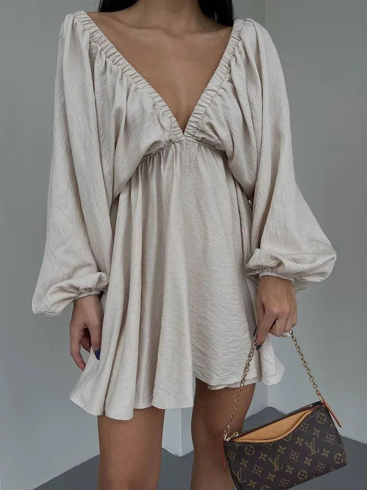 AILEEN | Bohemian zomerjurk met lange mouwen