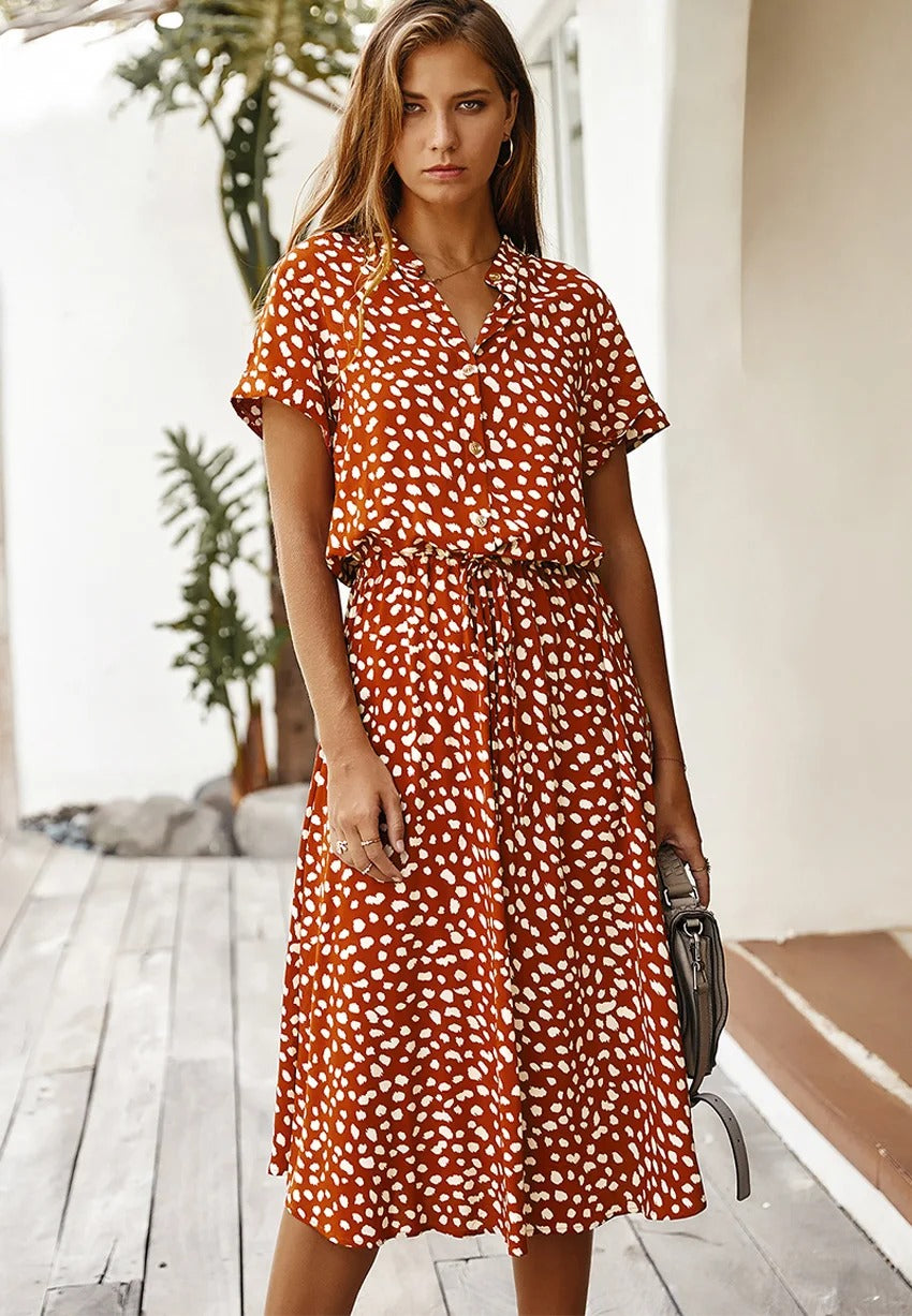 NENITA | Luchtige zomerjurk met stijlvolle print