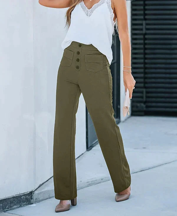 LARISSA | High-Waist Wide Leg Pants