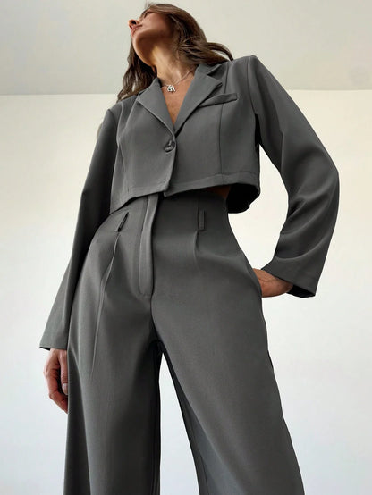 EMER | Elegante blazer met ceintuur van gerecycled materiaal