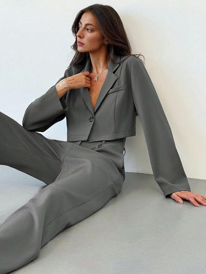 EMER | Elegante blazer met ceintuur van gerecycled materiaal