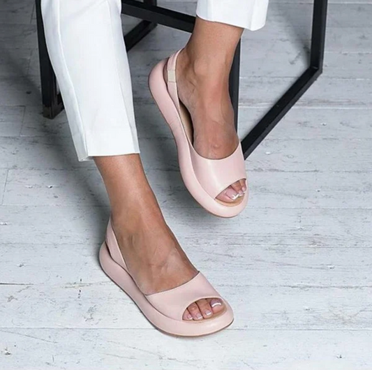 VELMOURA | Minimalistische Slingback Met Open Teen