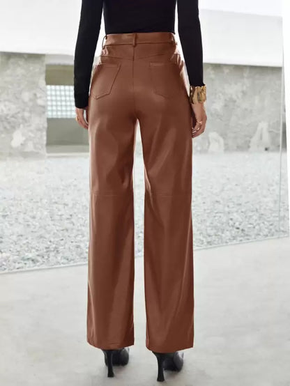ANNELIES | Luxe Leren Broek