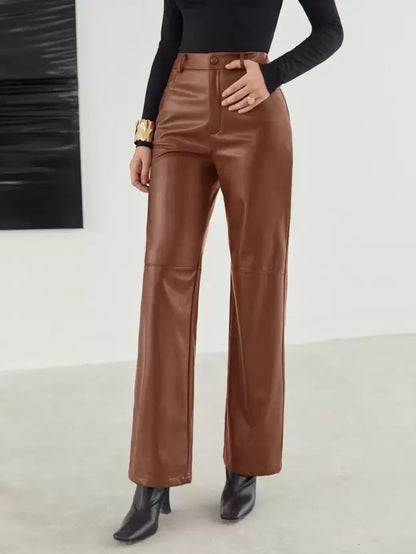 ANNELIES | Luxe Leren Broek