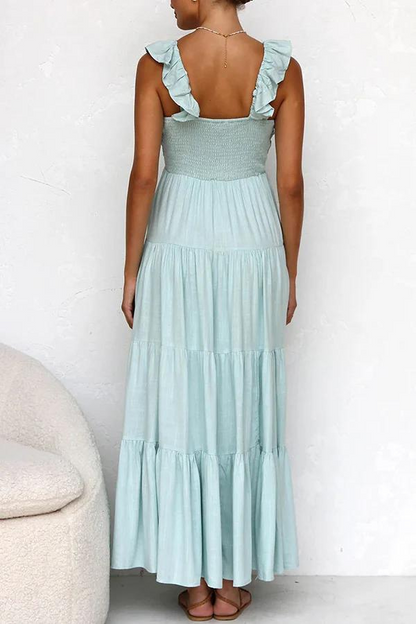 VERA | Luchtige maxi-jurk met elegante lagen en flair
