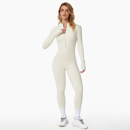 FRANCISCA | Winter jumpsuit met fleecevoering en stretch