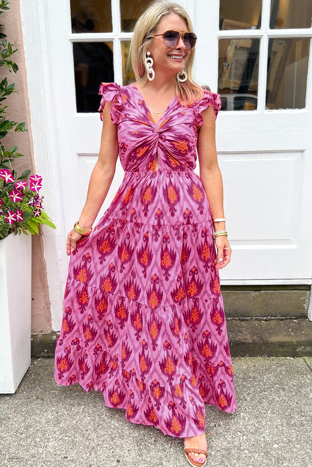 ANALIZA | Retro maxi-jurk met elegante details