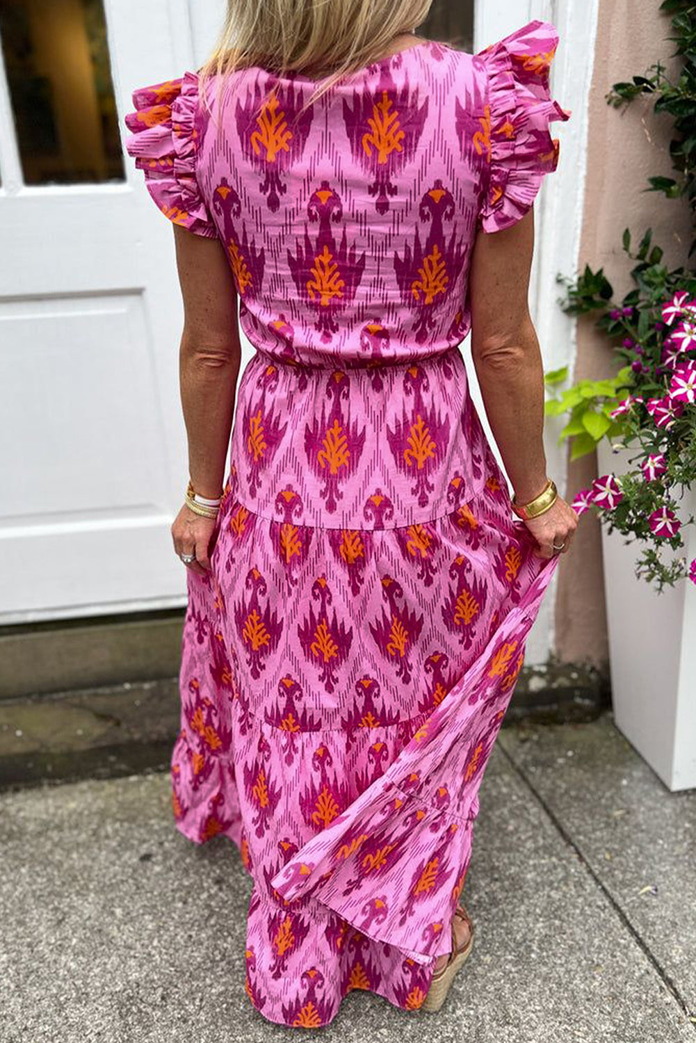 ANALIZA | Retro maxi-jurk met elegante details