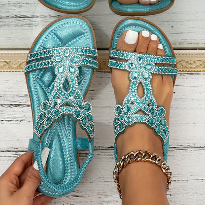 ARLYN | Elegante sandalen met bloemen en kralendetail