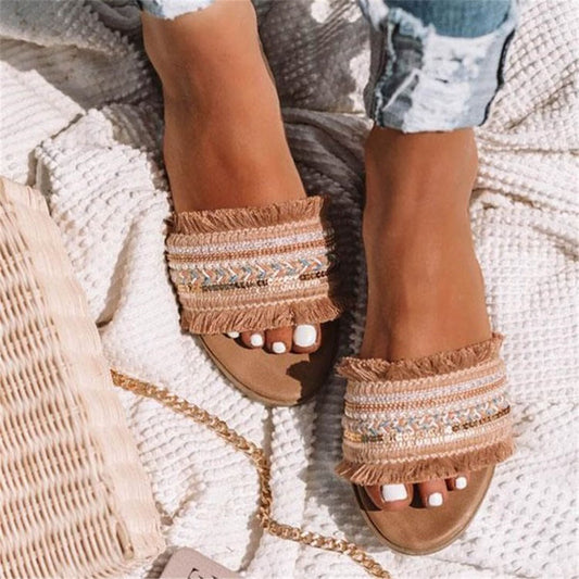 ALOUETTE | Trendy Slide Sandalen