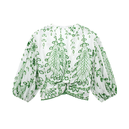 IVY | Luchtige co-ord set met geborduurde details