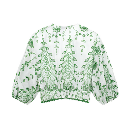 IVY | Luchtige co-ord set met geborduurde details