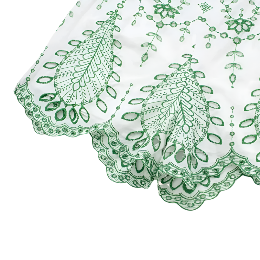 IVY | Luchtige co-ord set met geborduurde details