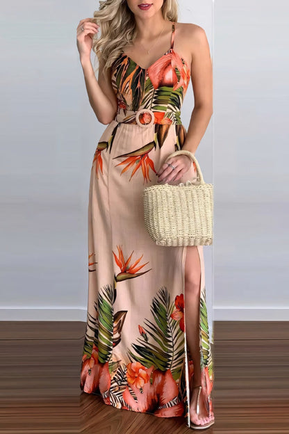 LORNA | Mouwloze midi-jurk met elegante pasvorm