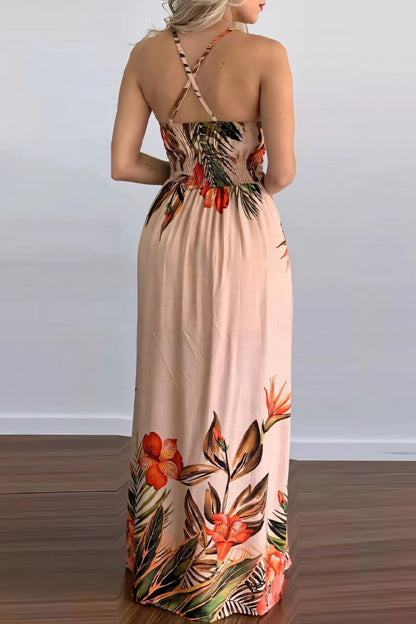 LORNA | Mouwloze midi-jurk met elegante pasvorm