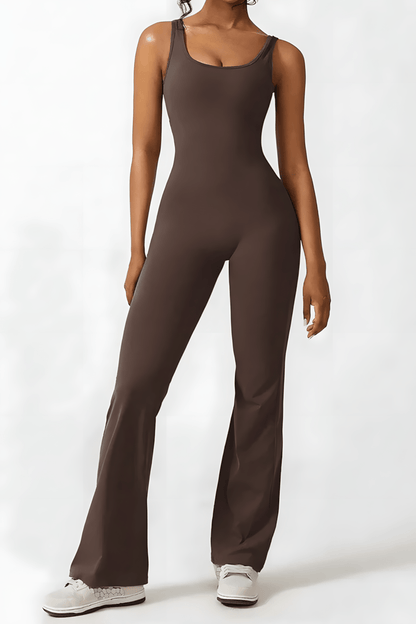 IMELDA | Wijd uitlopende elegante jumpsuit