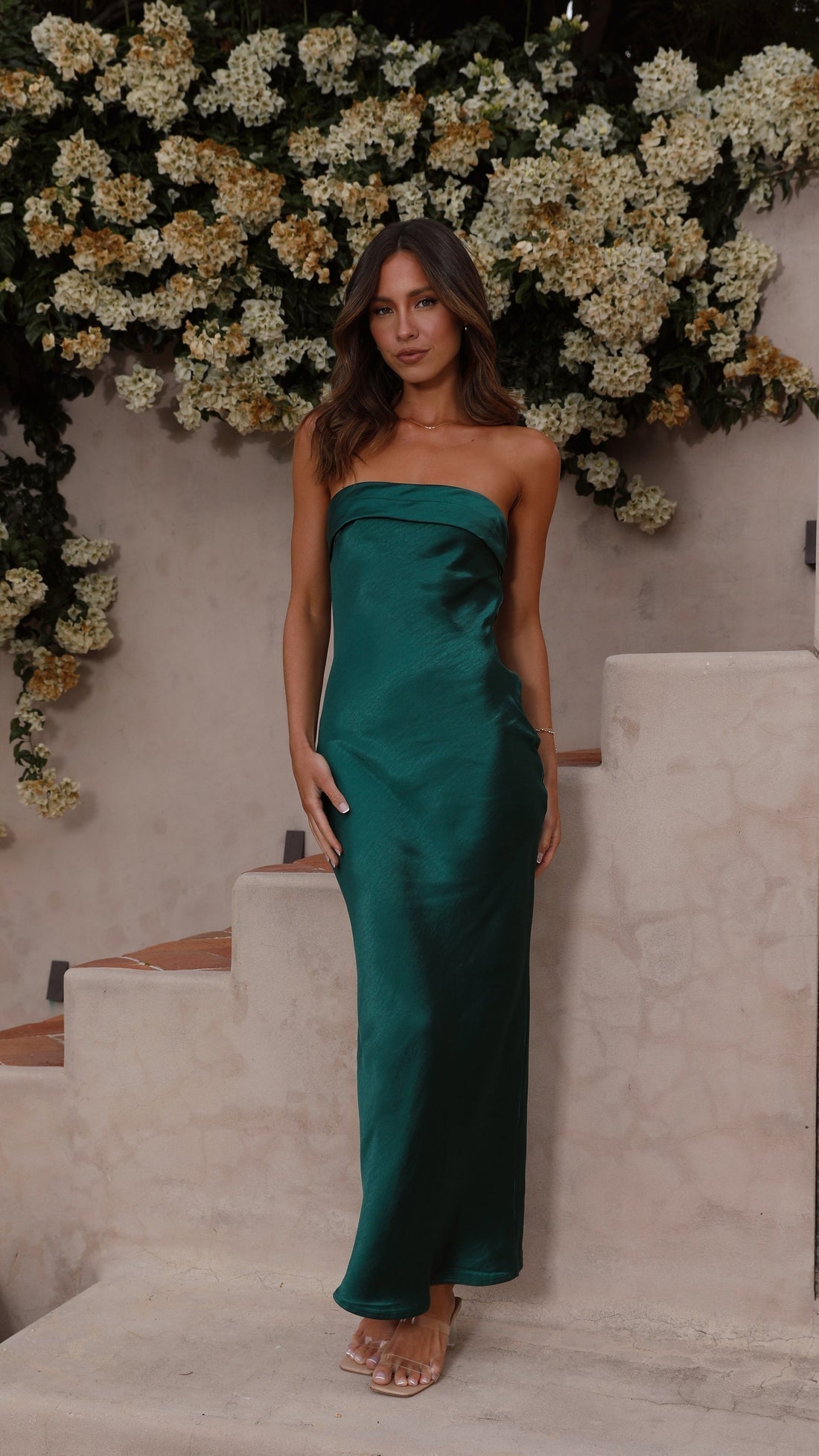 REBECA | Strapless Damesjurk met Elegante Snit