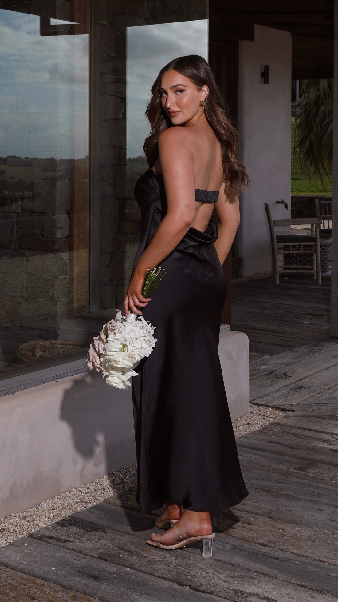REBECA | Strapless Damesjurk met Elegante Snit