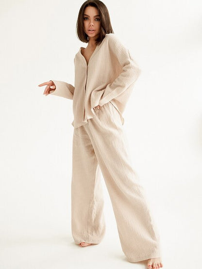 VILMA | Oversized katoenen loungewear set voor dames
