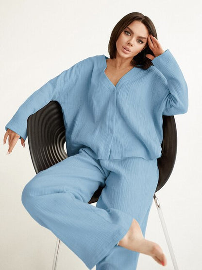 VILMA | Oversized katoenen loungewear set voor dames