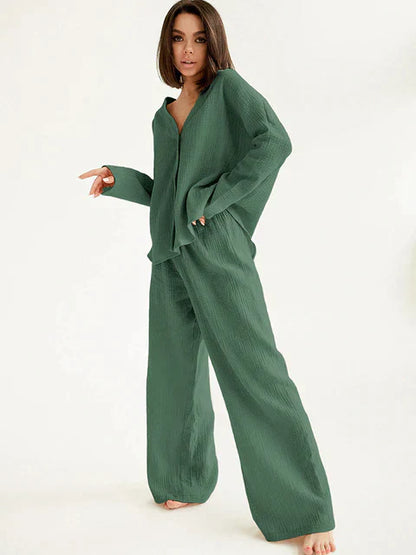 VILMA | Oversized katoenen loungewear set voor dames