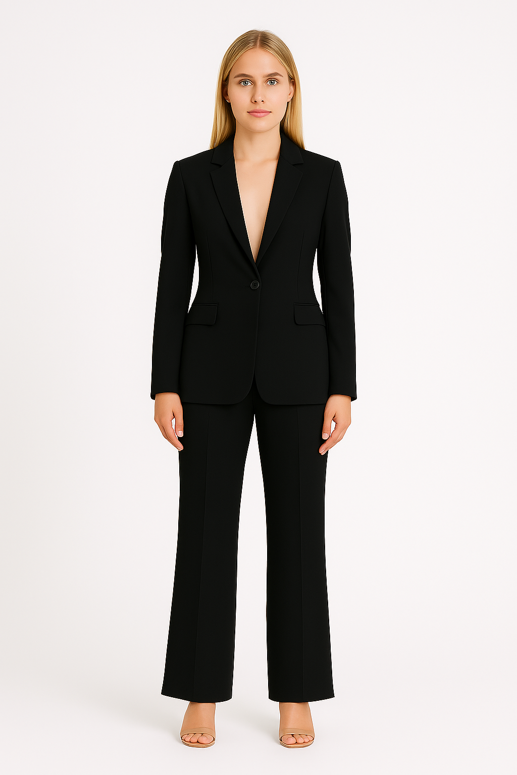NOA | Elegante Blazer & Pantalon Set voor een Stijlvolle Zakelijke Look