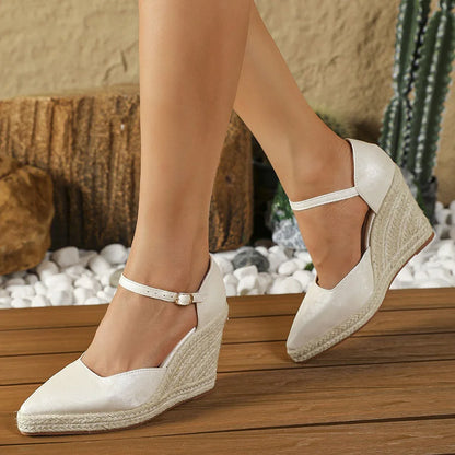 LORETA | Elegante Espadrille Sleehakken