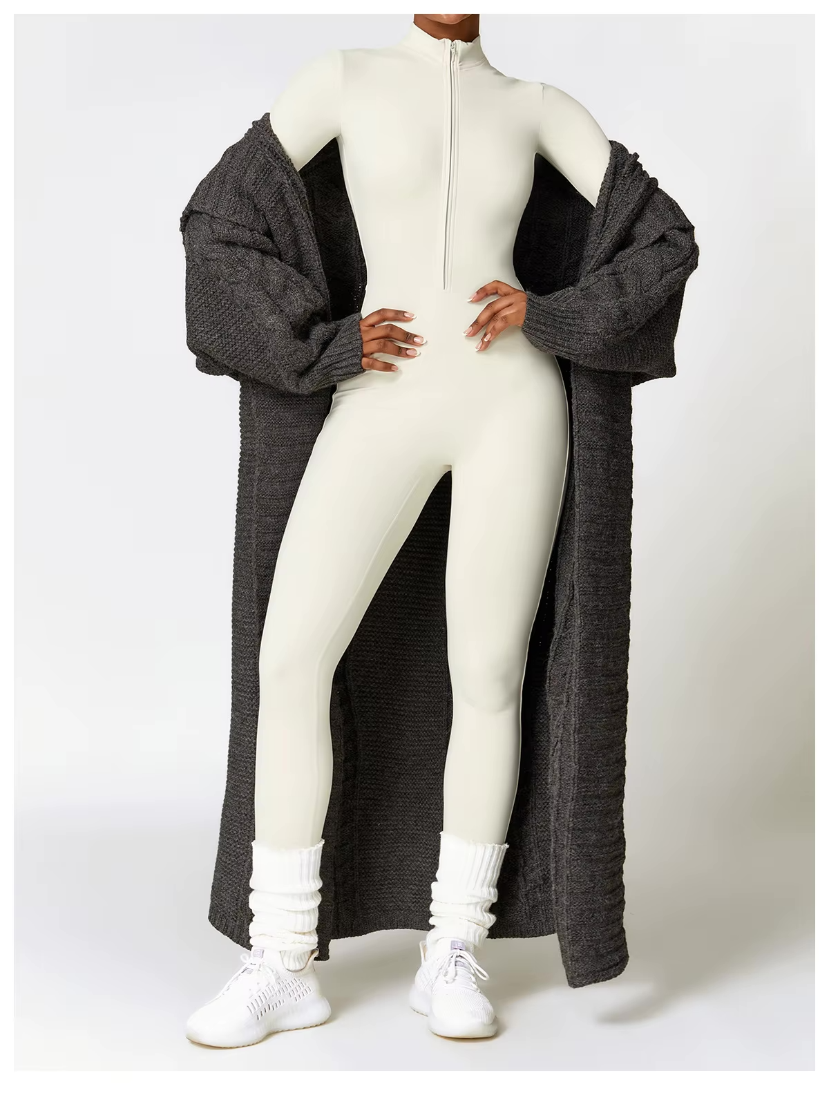 FRANCISCA | Winter jumpsuit met fleecevoering en stretch