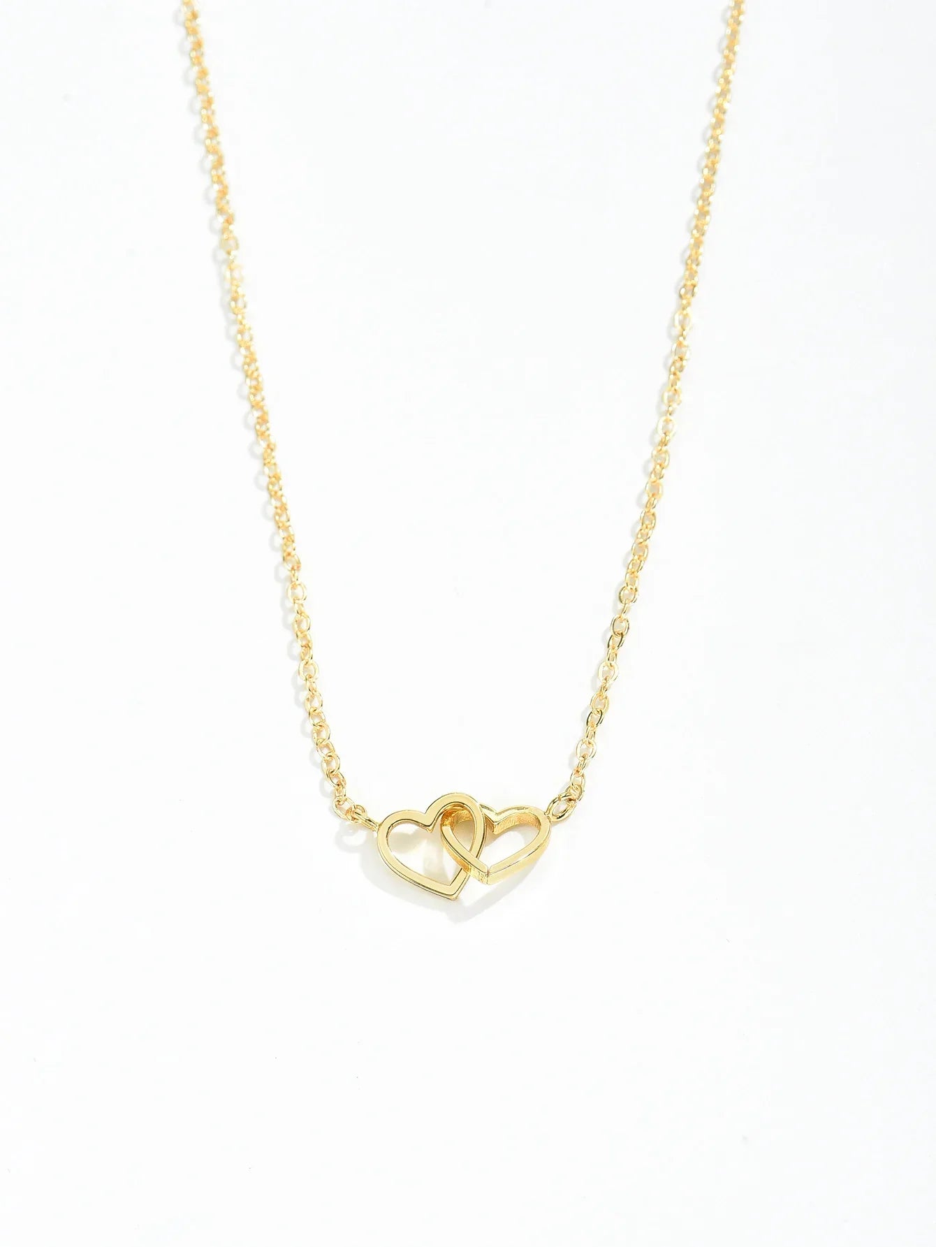 NILDA |  Dubbele hartjesketting – elegant & romantisch