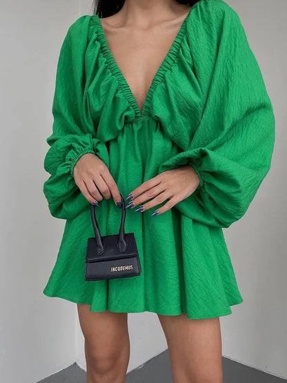 AILEEN | Bohemian zomerjurk met lange mouwen