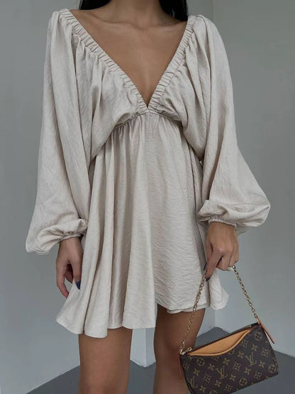 AILEEN | Bohemian zomerjurk met lange mouwen