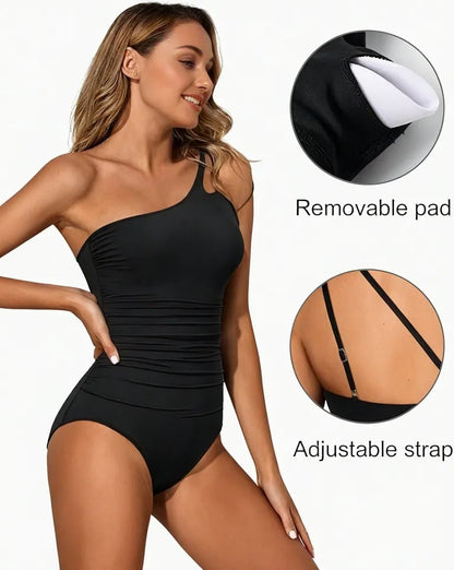NATASHA | One-Shoulder Shaping Badpak voor Dames