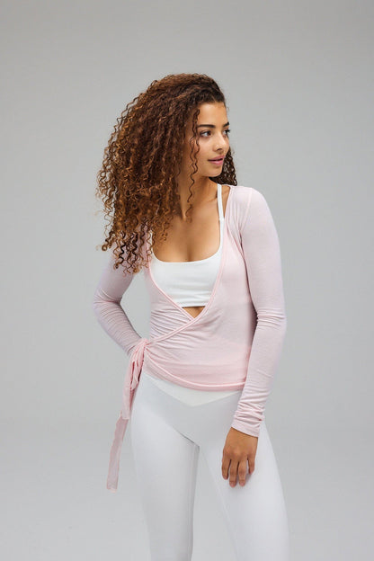 DORES | Elegante Wikkelblouse met Verstelbare Linten