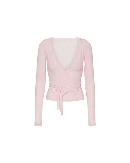 DORES | Elegante Wikkelblouse met Verstelbare Linten