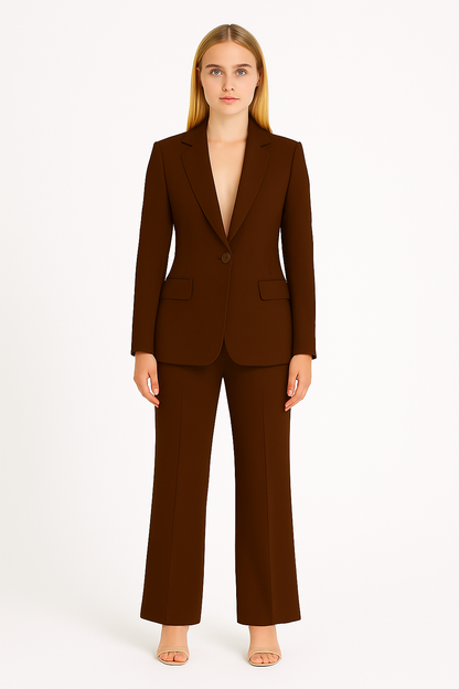 NOA | Elegante Blazer & Pantalon Set voor een Stijlvolle Zakelijke Look