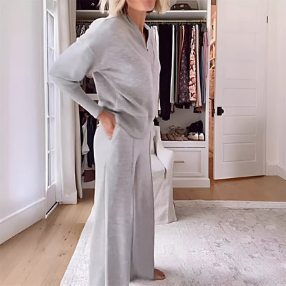 MADLAINA | Luxe V-Hals Loungewear Set voor Dames